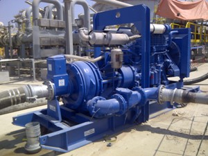 High Pressure Pump on site connected 