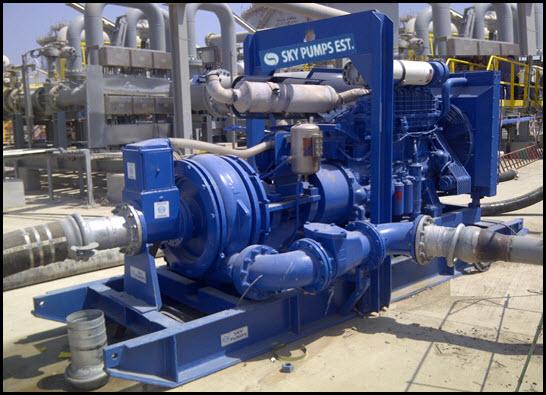 HP pump in desal Plant