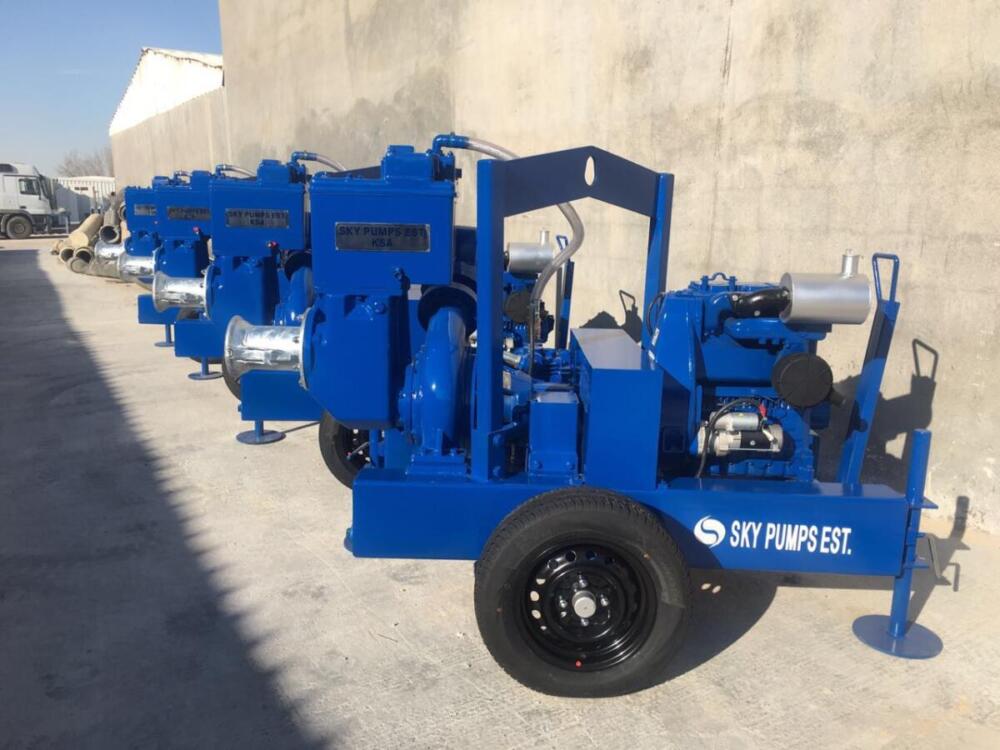 6Inch Dewatering Pumps 2 wheels