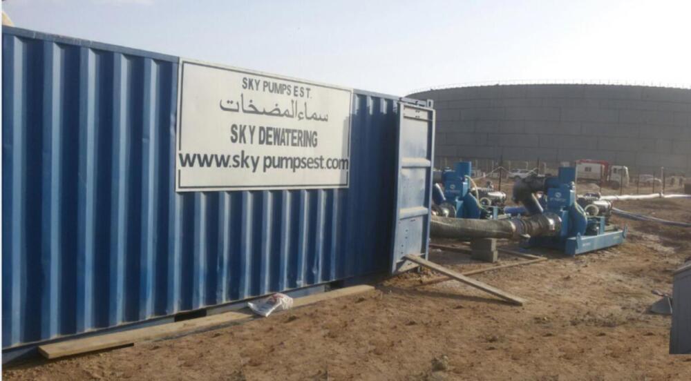 SKY breakwater tanks with booster pumps